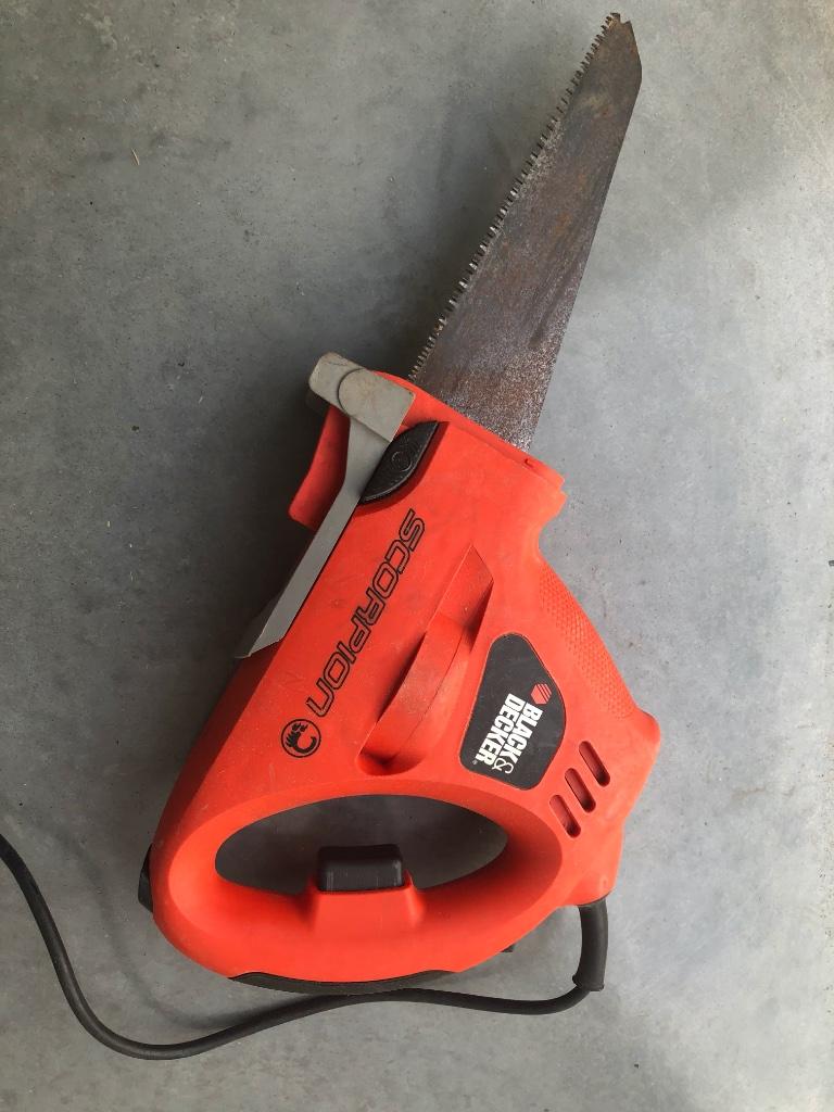 Black&Decker Scorpion elektrische handzaag, Ophalen, Gebruikt, Black & Decker