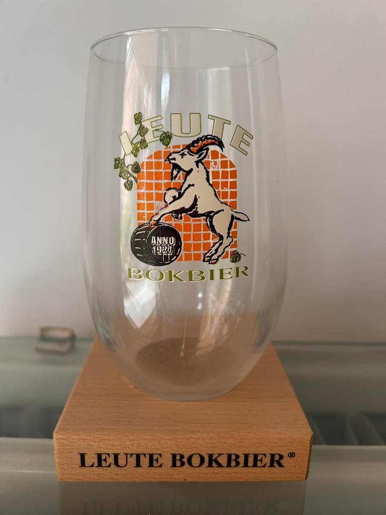 Bierglas Leute Bokbier anno 1927, Verzamelen, Ophalen, Zo goed als nieuw