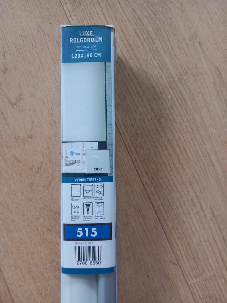 Verduisterende witte rolgordijnen,nieuw!, Huis en Inrichting, Stoffering | Gordijnen en Lamellen, Ophalen of Verzenden, Nieuw