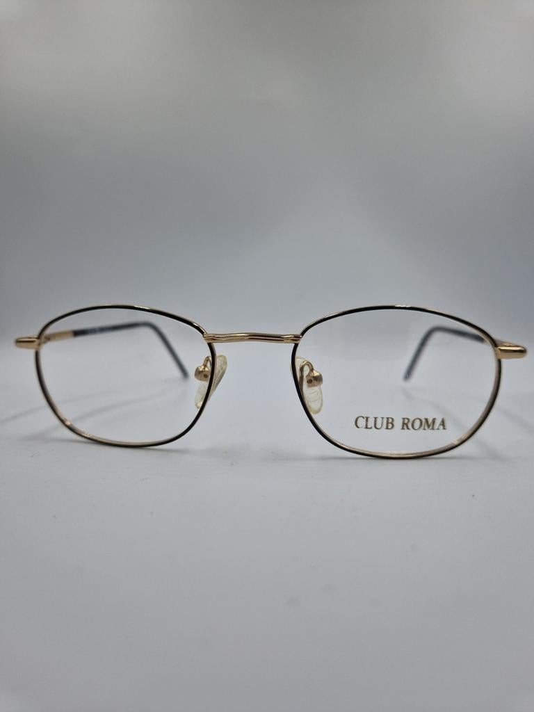 Vintage brilmontuur club roma 18k gold plated, Enlèvement ou Envoi, Neuf