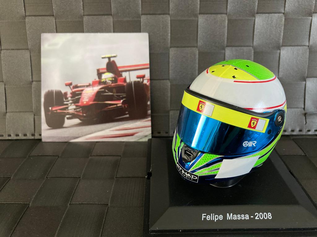 Felipe Massa 2008 1:5 helm Ferrari F1 Spark Formule 1, Ophalen of Verzenden, Nieuw, Formule 1