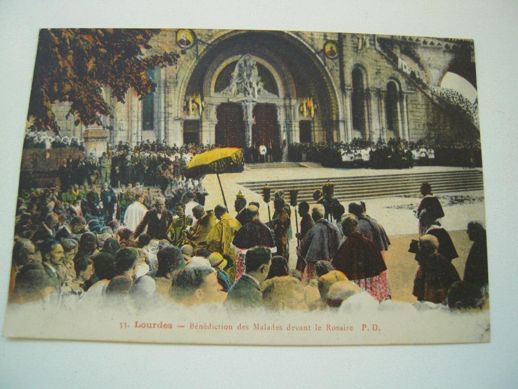 Postkaart, kaart, Lourdes rond 1930, Ophalen of Verzenden, Ongelopen