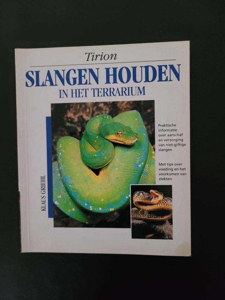 K. Griehl - Slangen houden in het terrarium, Enlèvement ou Envoi, Comme neuf, K. Griehl