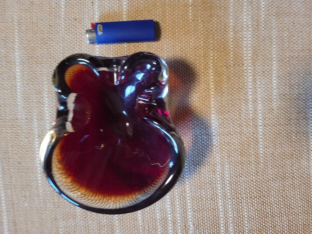 Asbak sommerso murano, Ophalen of Verzenden