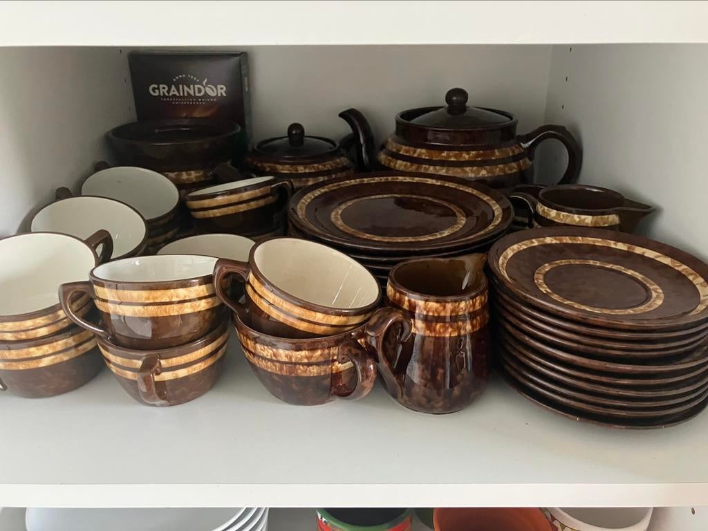 Boch servies retro, Enlèvement