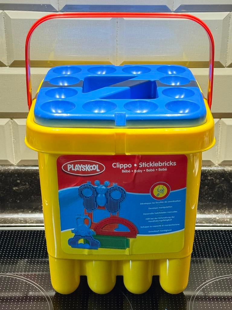 Playskool Clipo Sticklebricks, 12m+, Kinderen en Baby's, Speelgoed | Educatief en Creatief, Zo goed als nieuw, Ophalen of Verzenden