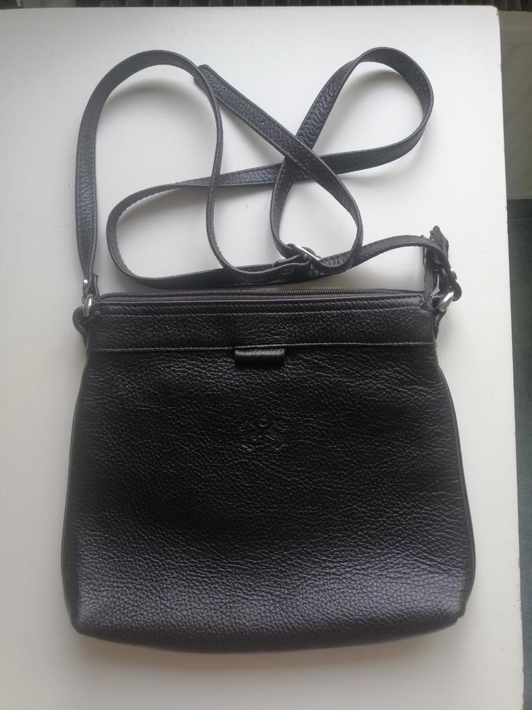 Sac à bandoulière en cuir brun, Autres marques, Cuir, Comme neuf, Brun