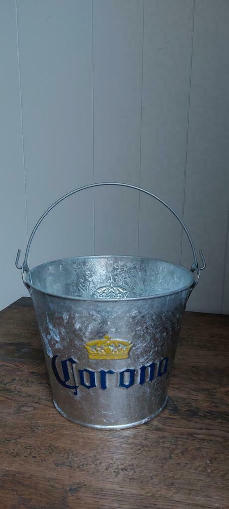 ijsemmer biermerk Corona Cerveza, Ophalen of Verzenden, Nieuw, IJzer, Met handgreep