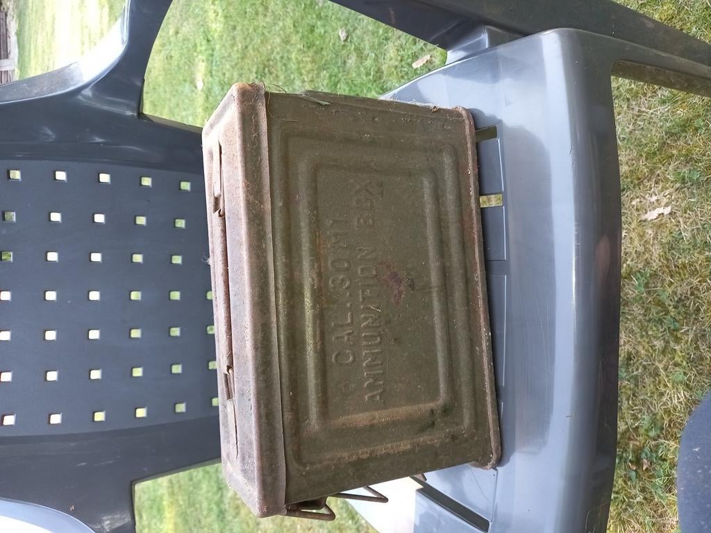 Cal..30M1 ammunition box Afhalen Herent, Verzamelen, Ophalen