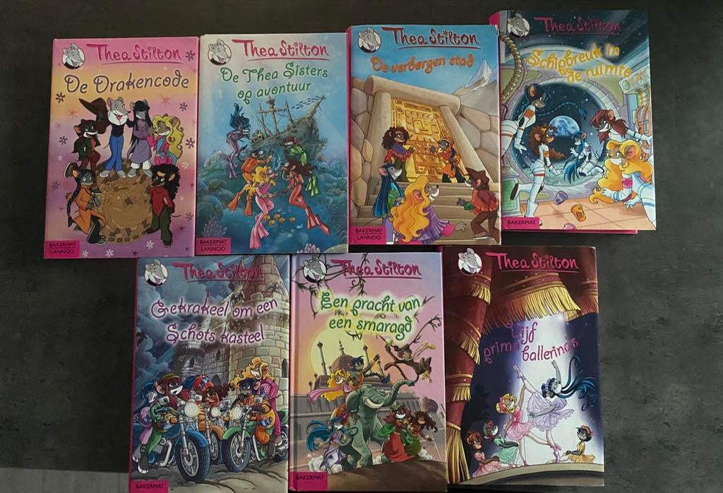 Pakket van 7 Thea Stilton-boeken, Boeken, Ophalen, Thea Stilton, Fictie algemeen, Zo goed als nieuw