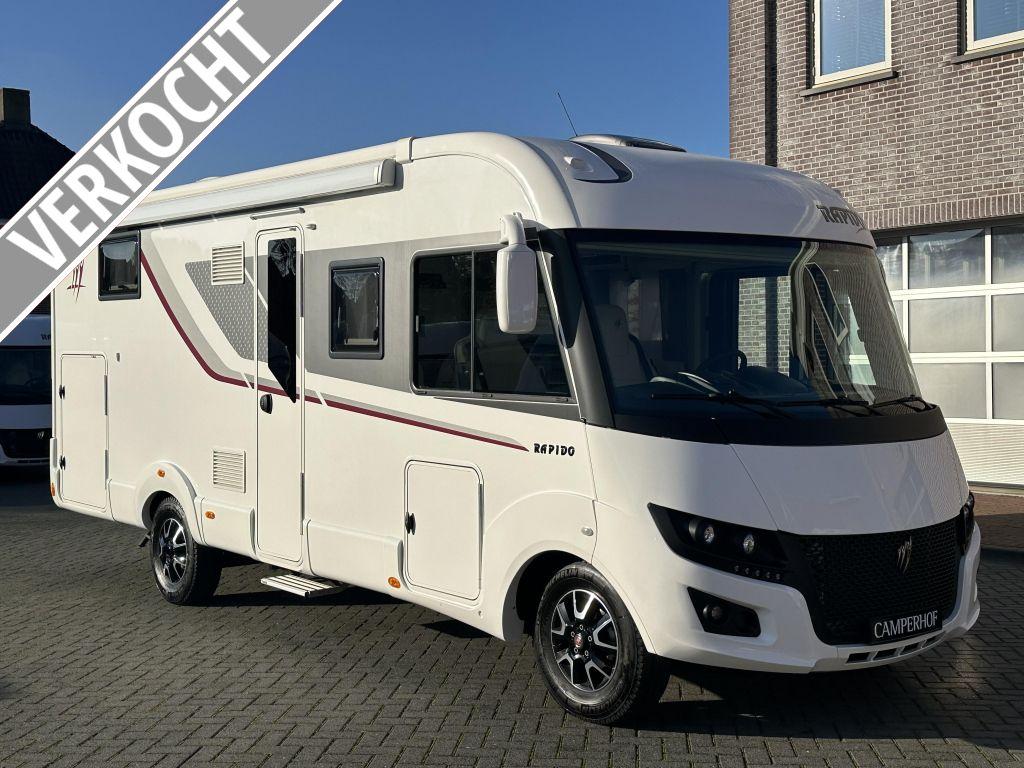 Rapido 886 F Lithium accu, Omvormer, Caravans en Kamperen, Mobilhomes, Integraal, Bedrijf, Rapido
