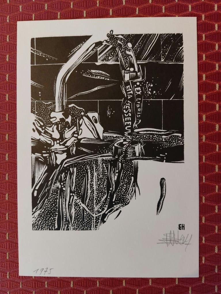 Ex Libris, Antiek en Kunst, Ophalen of Verzenden