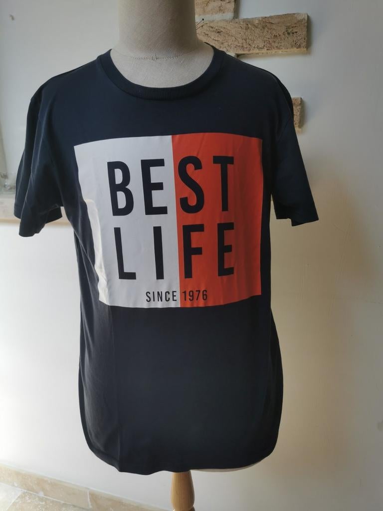 Beau t-shirt bleu pour homme, Enlèvement ou Envoi, Comme neuf, Taille 48/50 (M)