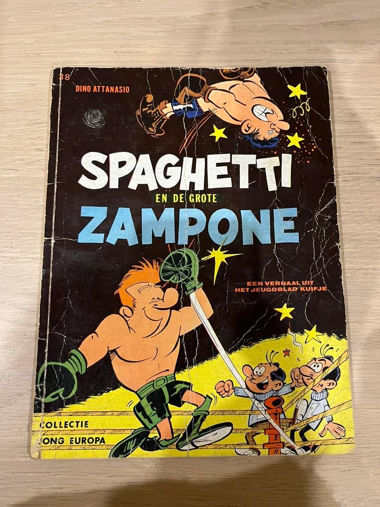 Collectie Jong Europa - Spaghetti en de grote Zampond, Boeken, Eén stripboek, Ophalen of Verzenden, Gelezen
