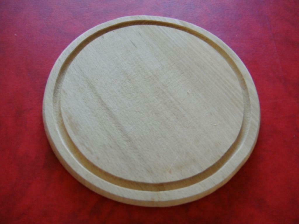 Planche à découper en bois .ronde, Maison & Meubles, Cuisine | Vaisselle, Enlèvement ou Envoi, Utilisé