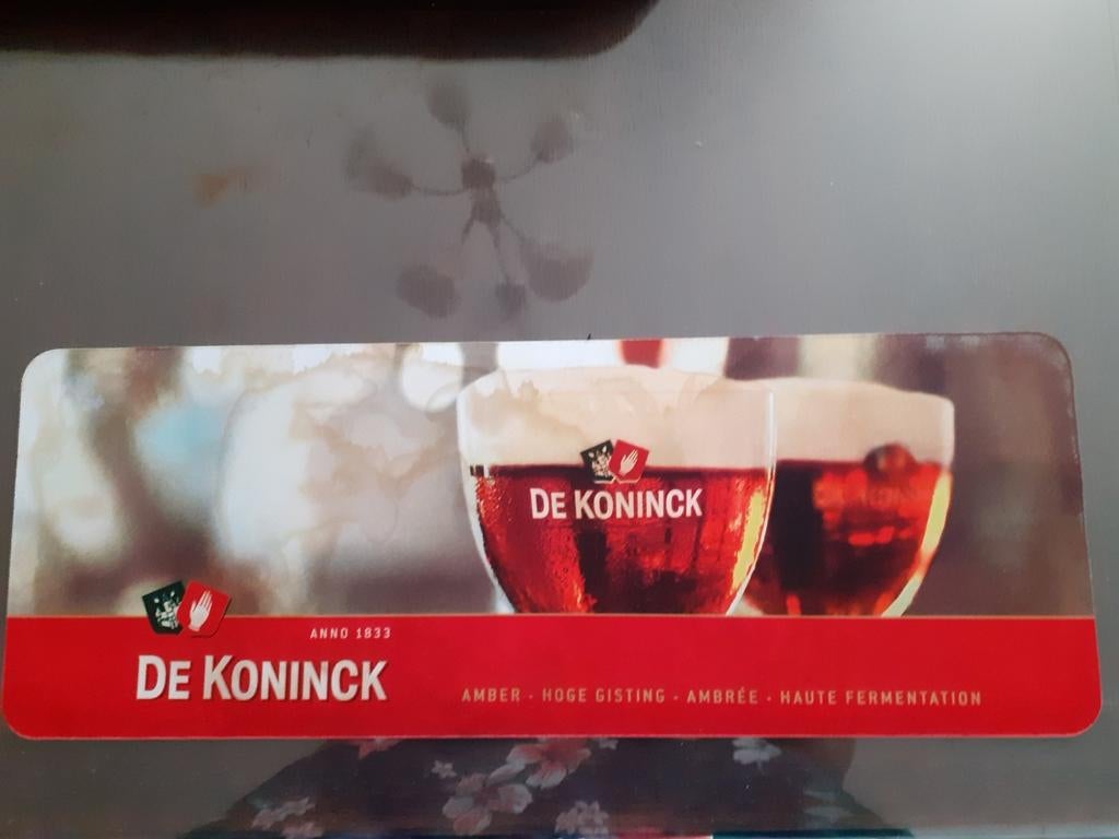 Toogmat stof met rubberen rand lang, Verzamelen, Biermerken, Ophalen of Verzenden, Overige typen