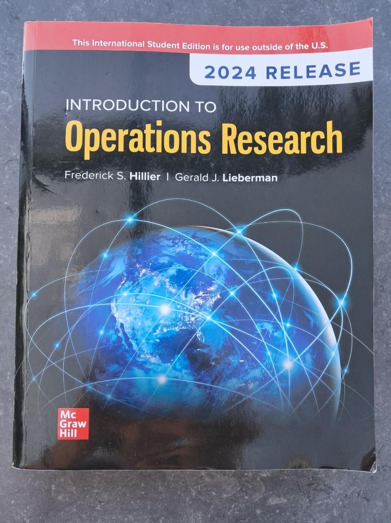 Introduction to Operations Research, Enlèvement, Comme neuf, Enseignement supérieur