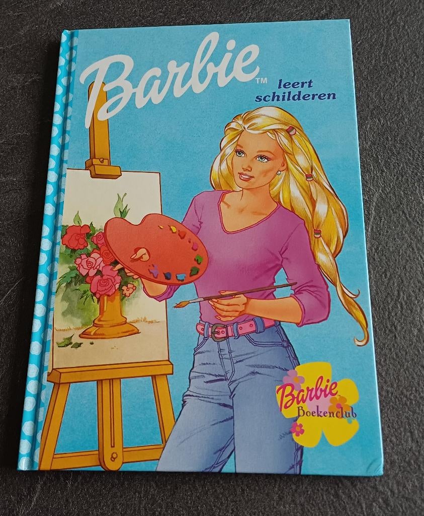 boek barbie leert schilderen, Ophalen of Verzenden, Zo goed als nieuw, Fictie algemeen