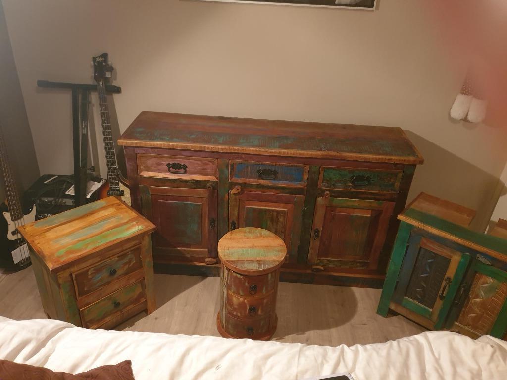 meubels, Rond, Comme neuf, 100 à 150 cm, Enlèvement