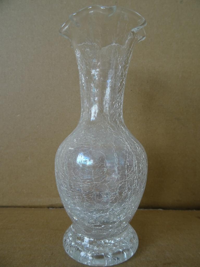 Vaas vintage vaasje vaas 19cm vaas vaasje Cristal Zwiesel, Overige kleuren, Ophalen of Verzenden, Minder dan 50 cm, Glas