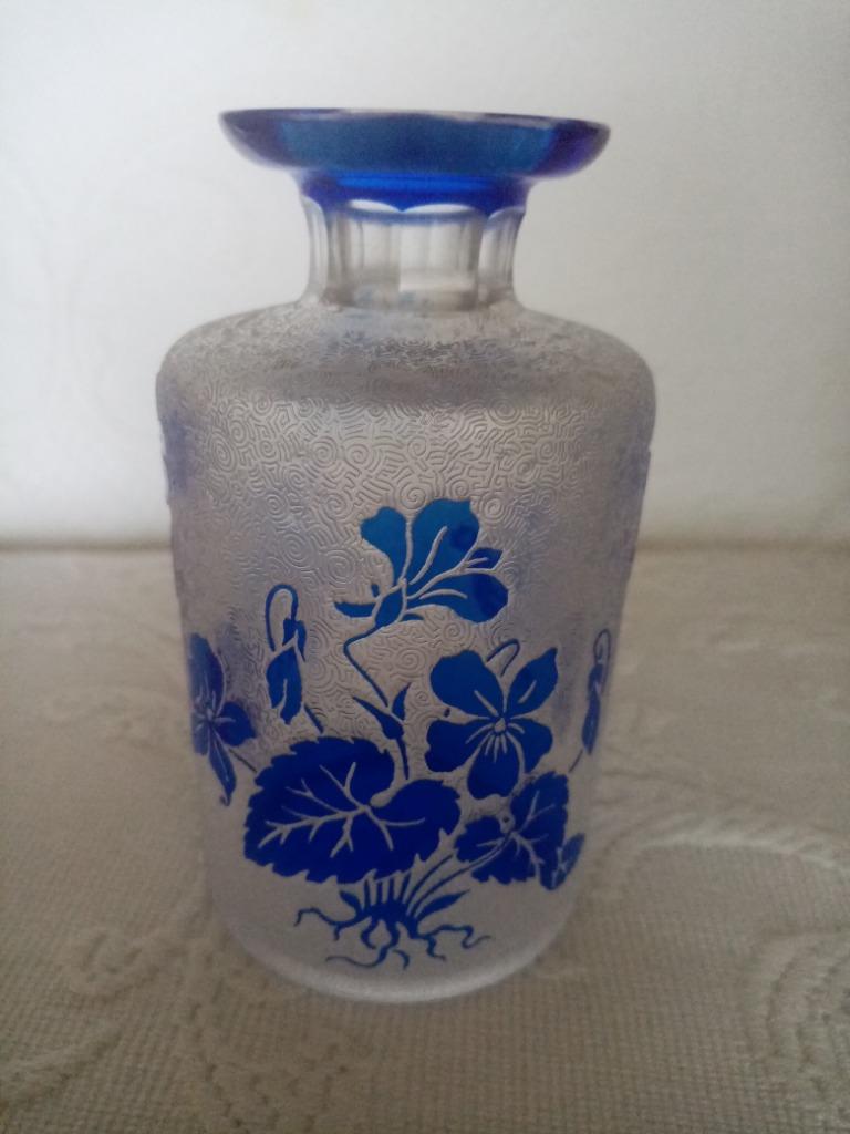 Flacon de parfum en verre VSL/Léon Ledru 1904/05 (11.50cm), Antiquités & Art, Antiquités | Verre & Cristal, Enlèvement ou Envoi
