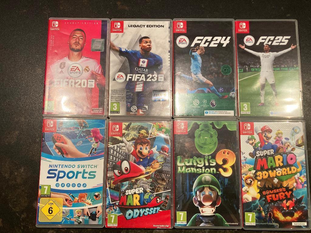 Nintendo Switch games - Fifa - Super Mario - ..., Avontuur en Actie, Online, Ophalen of Verzenden, Zo goed als nieuw