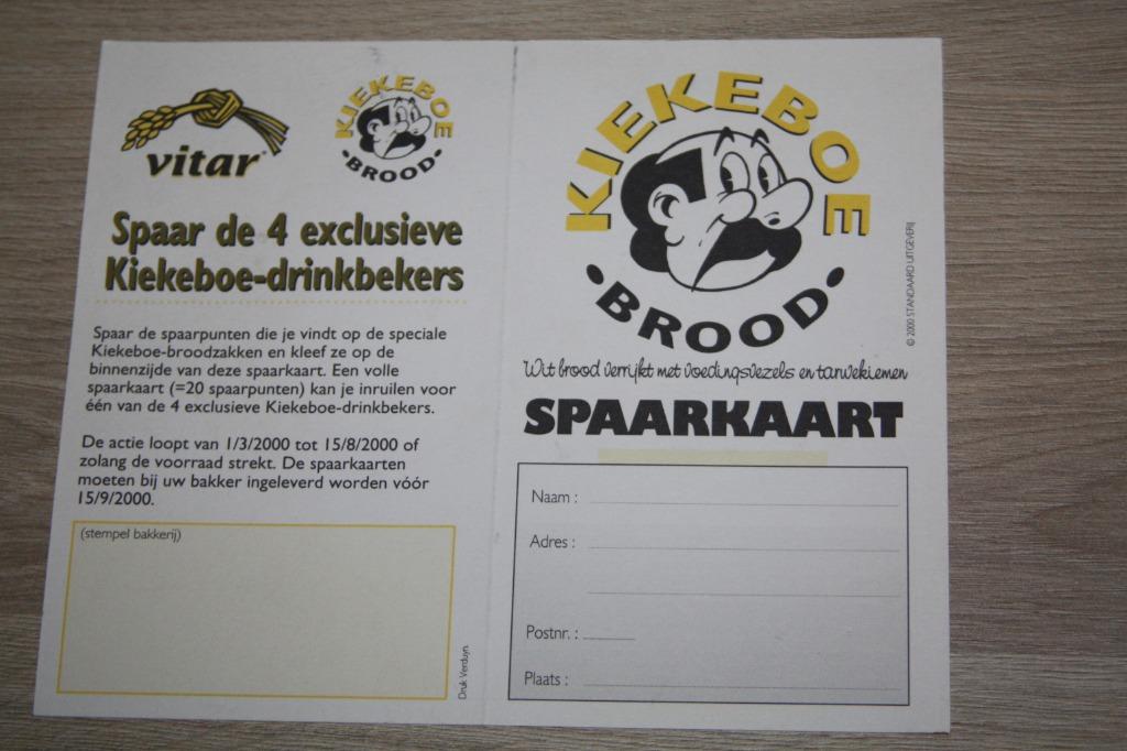 Kiekeboe brood , Spaarkaart , ongebruikt , 2000  , nieuw, Verzamelen, Ophalen of Verzenden, Overige figuren, Nieuw, Overige typen