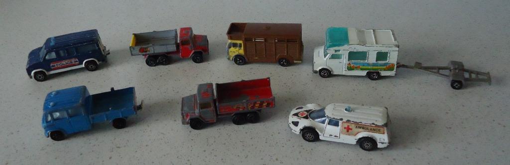 Lot van 8 Vintage MAJORETTE Autootjes., Ophalen of Verzenden, Gebruikt, Auto, Majorette