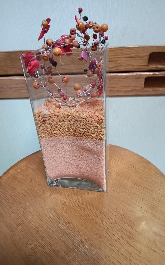 Gevulde stevige vaas, Mortsel, Maison & Meubles, Accessoires pour la Maison | Vases, Enlèvement, Orange