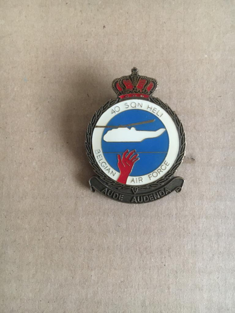 Ancien Speld - Seaking - Basis Koksijde - 40 Sqn., Verzamelen, Speldjes, Pins en Buttons, Zo goed als nieuw, Speldje of Pin, Overige onderwerpen