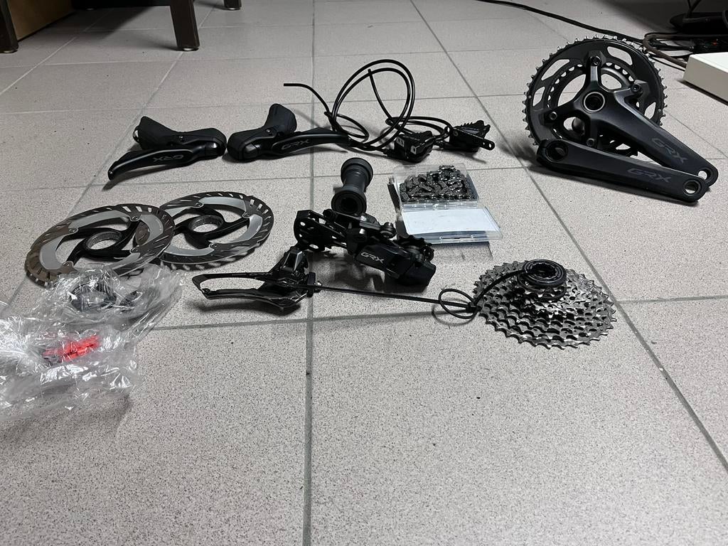 Shimano GRX 2x12 (1 jaar gebruikt), Vélos & Vélomoteurs, Vélos Pièces, Enlèvement, Utilisé