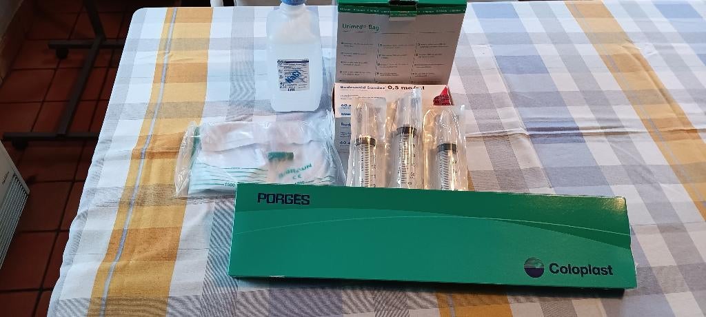Kit de remplacement du cathéter suprapubien + accessoires, Enlèvement, Neuf