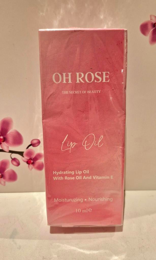 🤍 Huile à lèvres Oh Rose *nouveau* 🌹, Enlèvement ou Envoi, Neuf, Lèvres, Soins