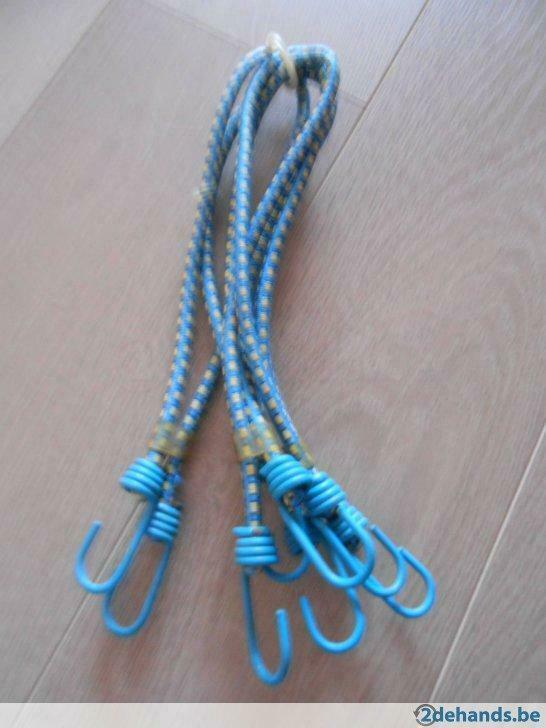 spanriemen elastiek blauw, Fietsen en Brommers, Gebruikt, Overige typen