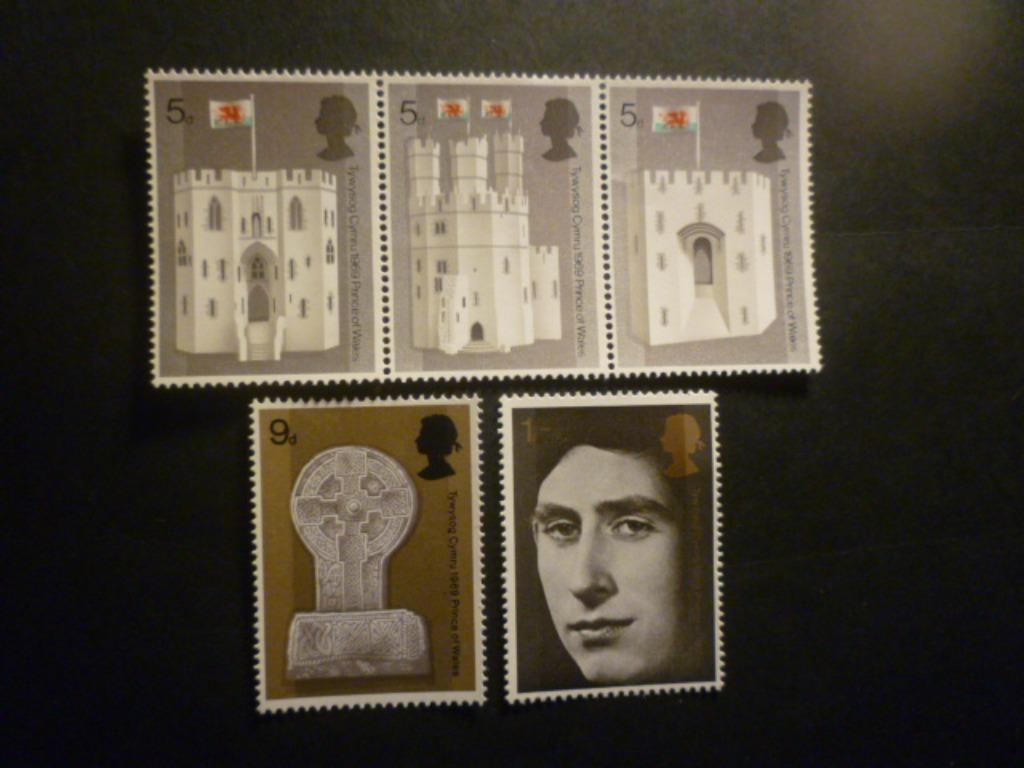 Groot-Brittannië/Grande-Bretagne 1969 Mi 522/526**, Verzenden