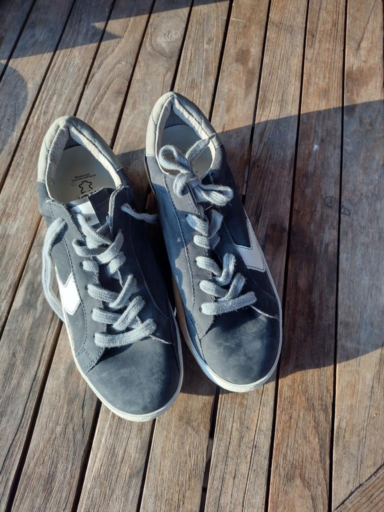 Jongensschoen,sneaker,leder,maat 40,kleur blauw, NiEUW, Ophalen of Verzenden, Nieuw