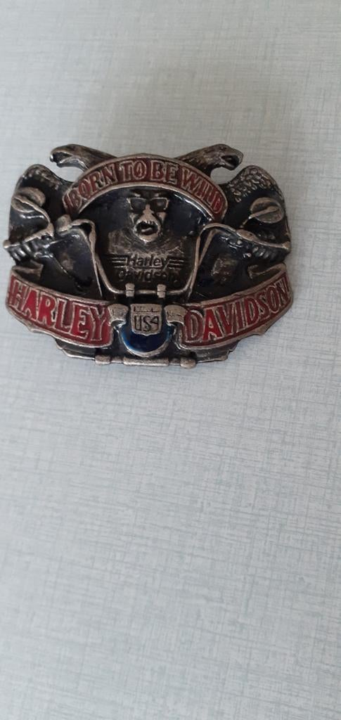 Gesp voor broekriem. Harley Davidson, Ophalen, Zo goed als nieuw