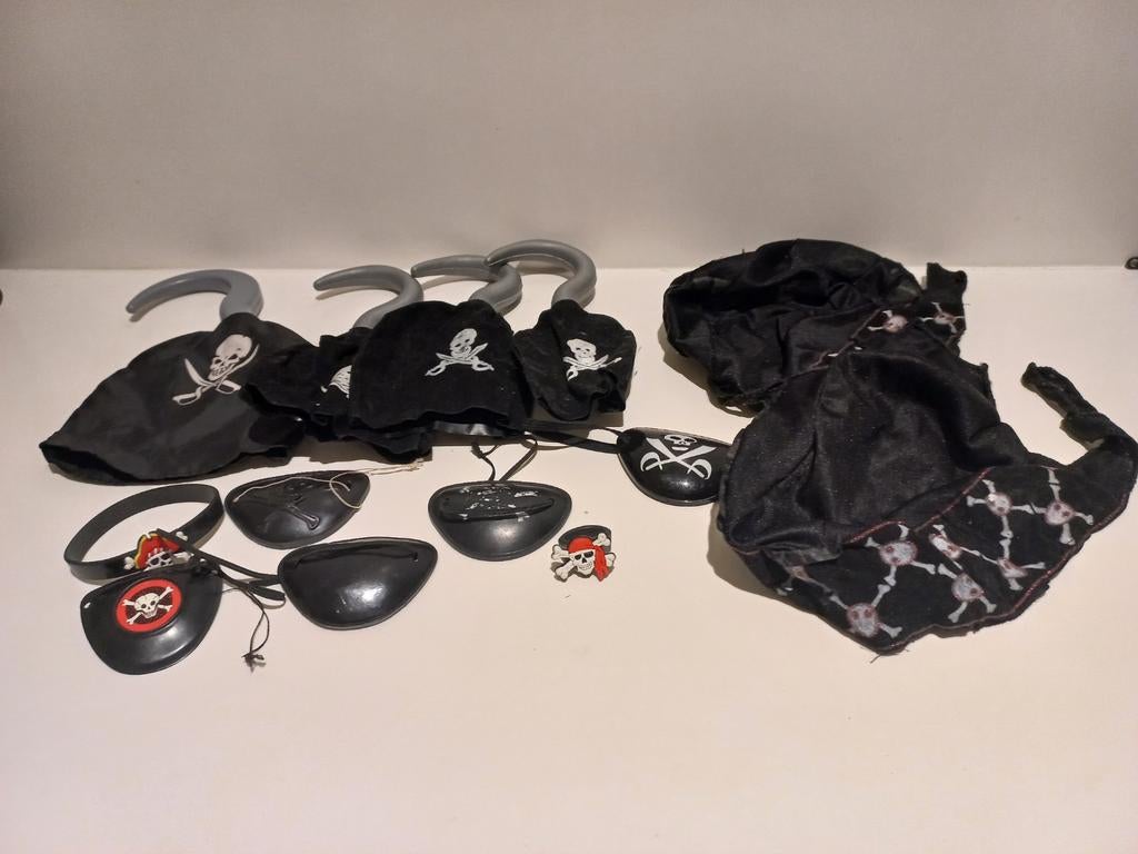 piraten verkleed spulletjes, Ophalen of Verzenden, Gebruikt