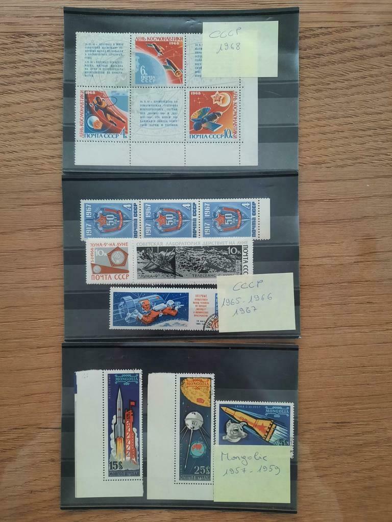 Timbres MNH CCCP 1967/68 et Mongolie 1957/59, Enlèvement ou Envoi