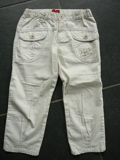 crèmekleurige 3/4de broek van het merk Chippie, Ophalen of Verzenden, Zo goed als nieuw, Meisje, Broek