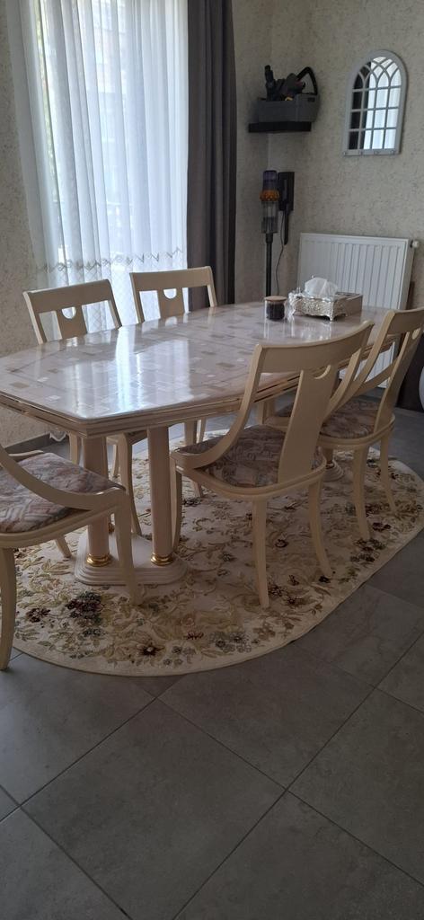 Eetkamer, Ophalen, Gebruikt, Neo-klassiek, art-deco, 4 tot 6 stoelen