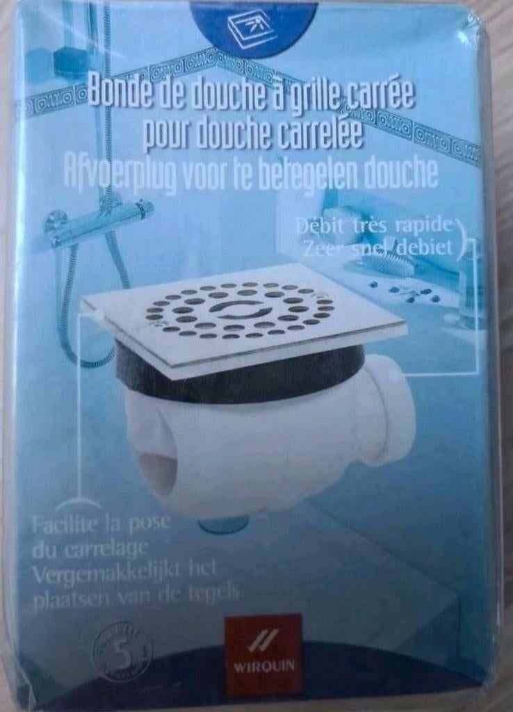 Bonde de douche Twisto Wirquin, Enlèvement, Neuf, Inox, Douche