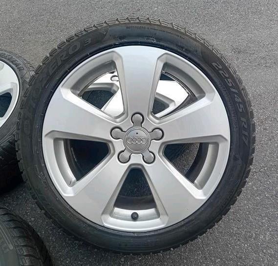 Velgen winterbanden alu Audi A3 S-Line 17inch 5x112 5&7mm🚖, Auto-onderdelen, Ophalen, Gebruikt, Seat