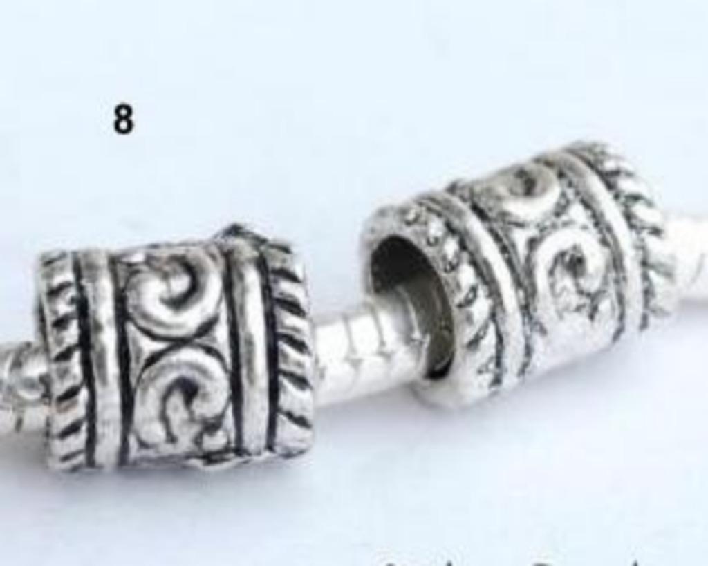 SALE: 25 bedels voor groot-gat-bedelarmbanden 2-006Set25, Overige merken, Overige materialen, Verzenden, Nieuw