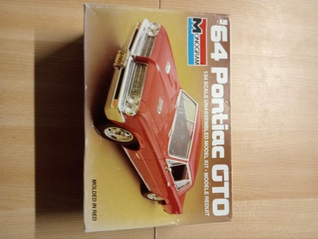 Monogram 64 Pontiac gto nieuwstaat ., Ophalen of Verzenden, Zo goed als nieuw, Monogram