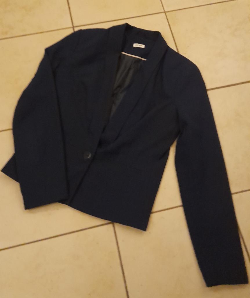 donker blauw jasje mt 36, Kleding | Dames, Blauw, Ophalen of Verzenden, Pimkie, Maat 36 (S)