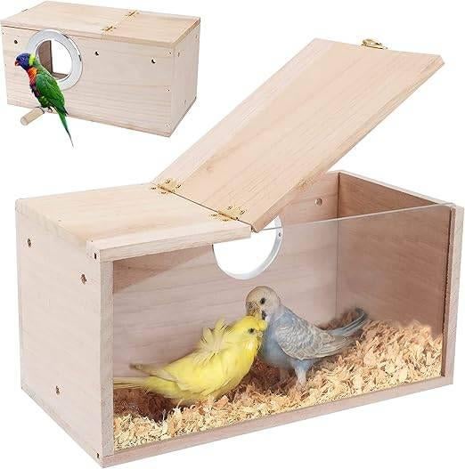 Parkieten nestkast | transparant | GRATIS LEVERING, BEBOCHOI, -, Verzenden, -