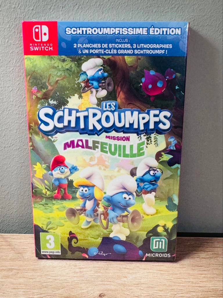 NIEUW - Switch game The Smurfs Mission Malfeuille, Games en Spelcomputers, Games | Nintendo Switch, Nieuw, Vanaf 3 jaar, Ophalen of Verzenden
