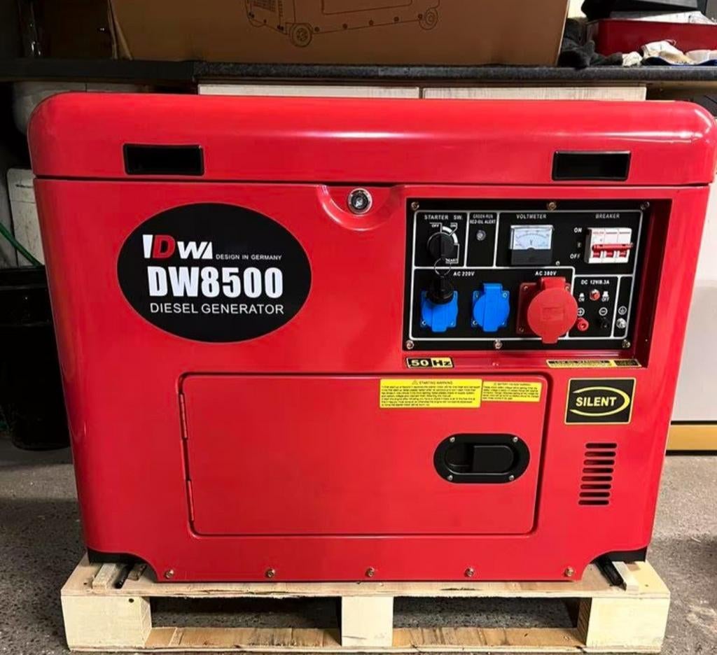 Nieuwe professionele diesel generator 6,5kw, Ophalen of Verzenden