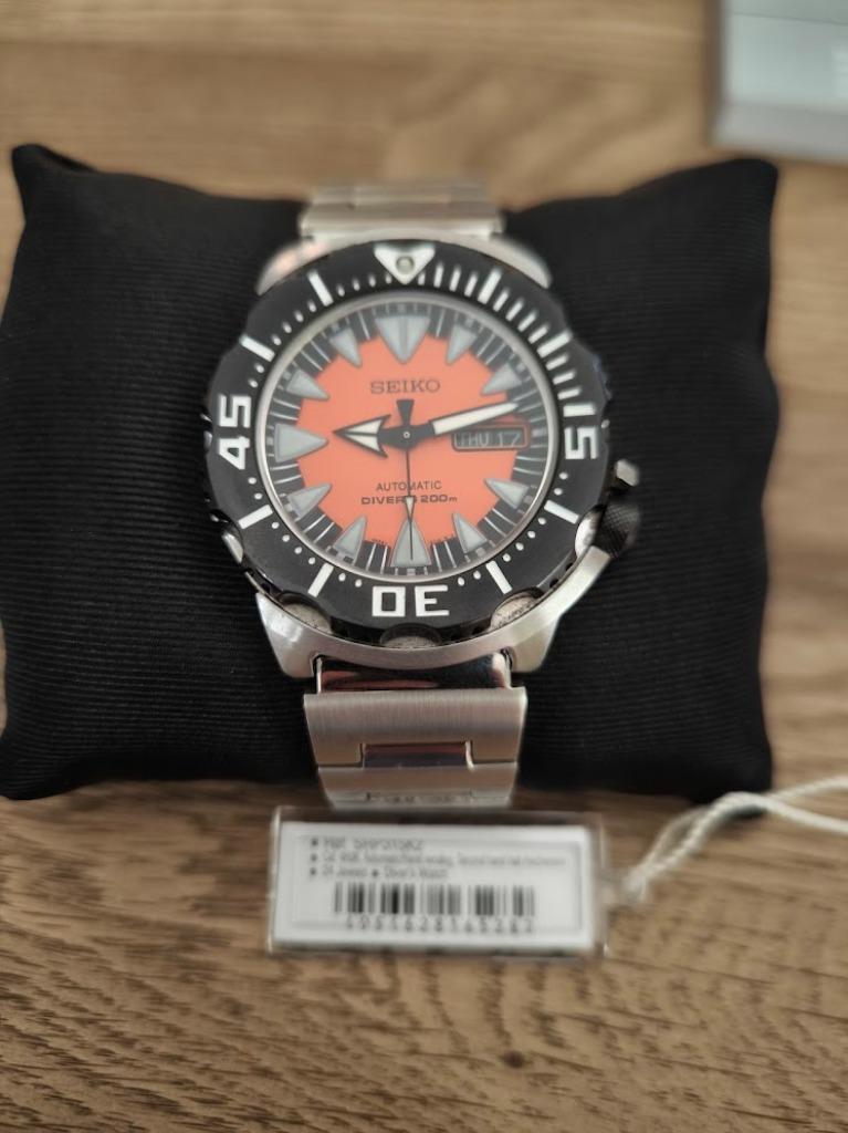 Seiko Orange monster Steel Ø42 mm SRP315 K2, Ophalen of Verzenden, Zo goed als nieuw, Oranje, Seiko